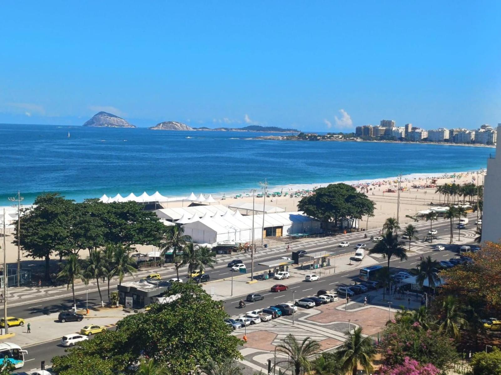 Copacabana Com Vista Incrivel Do Mar Apartamento *